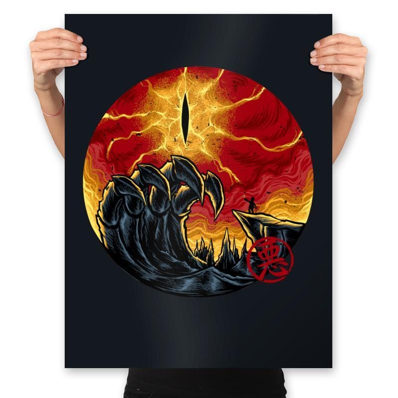 wave of evil - Prints Posters RIPT Apparel 18x24 / Black