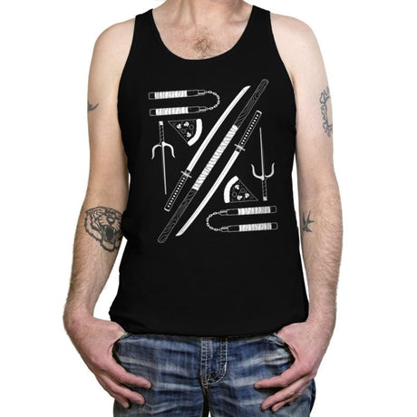 Way of the Ninja - Tanktop Tanktop RIPT Apparel X-Small / Black