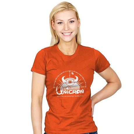 Way to Oblivion - Womens T-Shirts RIPT Apparel Small / Orange