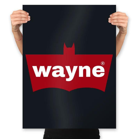 WAYNE - Prints Posters RIPT Apparel 18x24 / Black