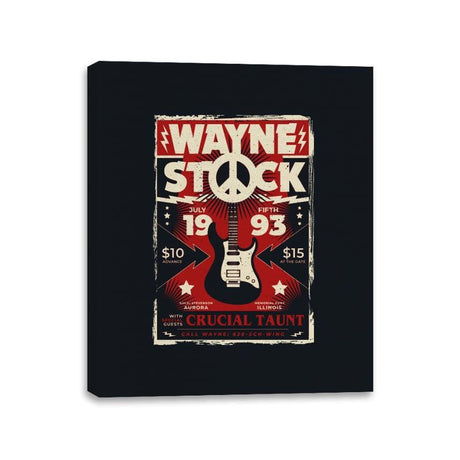 Wayne Stock - Canvas Wraps Canvas Wraps RIPT Apparel 11x14 / Black