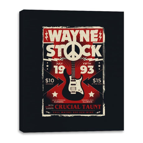 Wayne Stock - Canvas Wraps Canvas Wraps RIPT Apparel 16x20 / Black