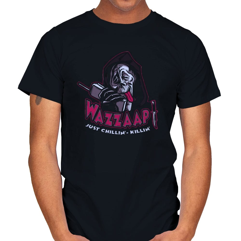 Wazzaap - Mens T-Shirts RIPT Apparel Small / Black