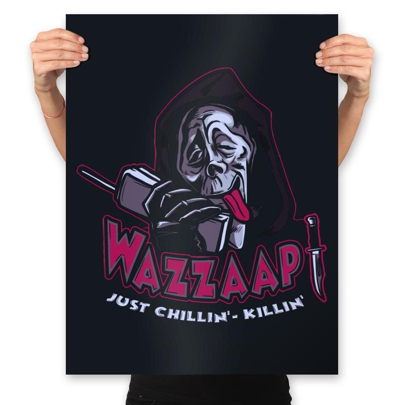 Wazzaap - Prints Posters RIPT Apparel 18x24 / Black