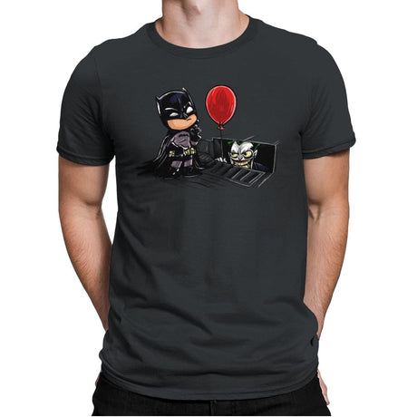 We All Bats Float Down Here - Mens Premium T-Shirts RIPT Apparel Small / Heavy Metal