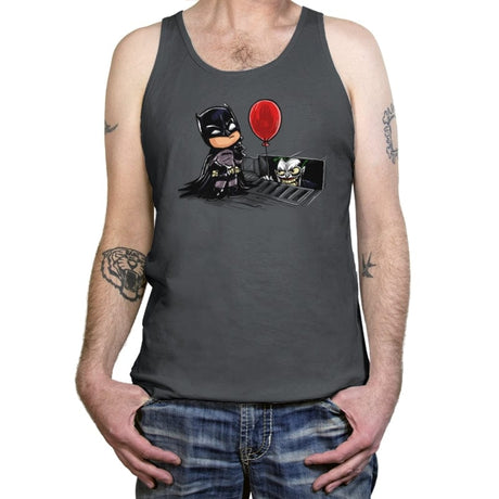 We All Bats Float Down Here - Tanktop Tanktop RIPT Apparel X-Small / Asphalt