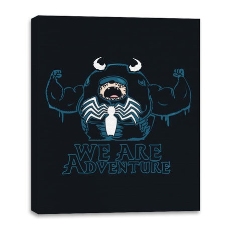 We Are Adventure - Canvas Wraps Canvas Wraps RIPT Apparel 16x20 / Black