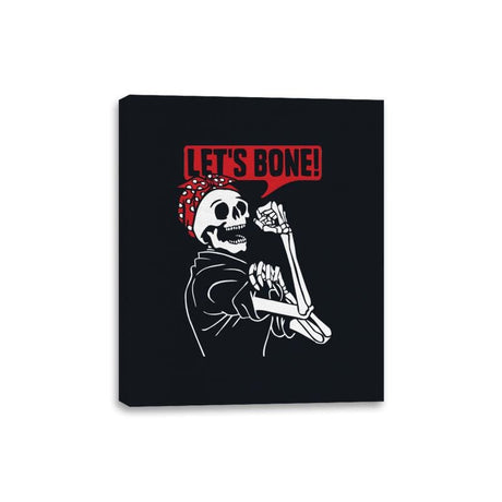 We Bone This - Canvas Wraps Canvas Wraps RIPT Apparel 8x10 / Black