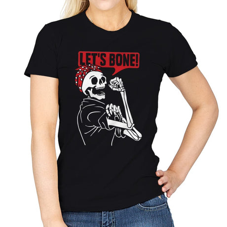 We Bone This - Womens T-Shirts RIPT Apparel Small / Black