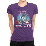 We Built This City! Exclusive - Womens Premium T-Shirts RIPT Apparel Small / Purple Rush