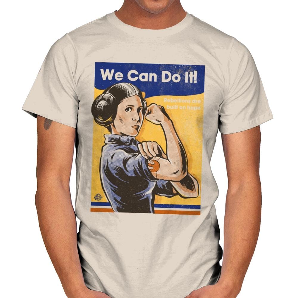 We Can Do It - Mens T-Shirts RIPT Apparel Small / Natural