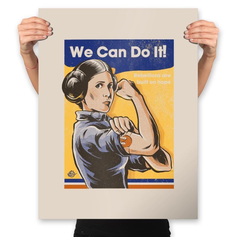 We Can Do It - Prints Posters RIPT Apparel 18x24 / Natural