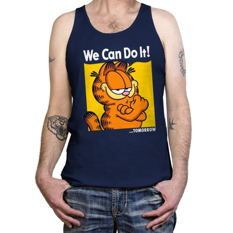 We Can Do It Tomorrow - Tanktop Tanktop RIPT Apparel X-Small / Navy