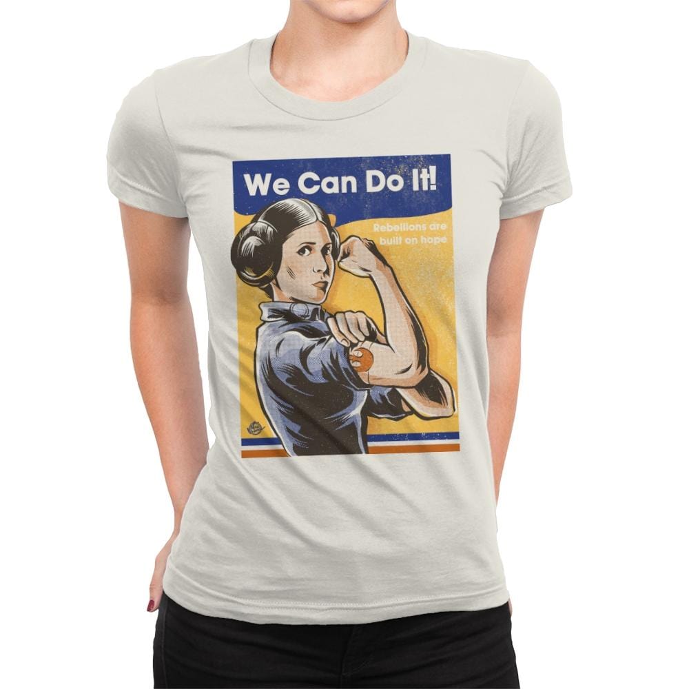 We Can Do It - Womens Premium T-Shirts RIPT Apparel Small / Natural