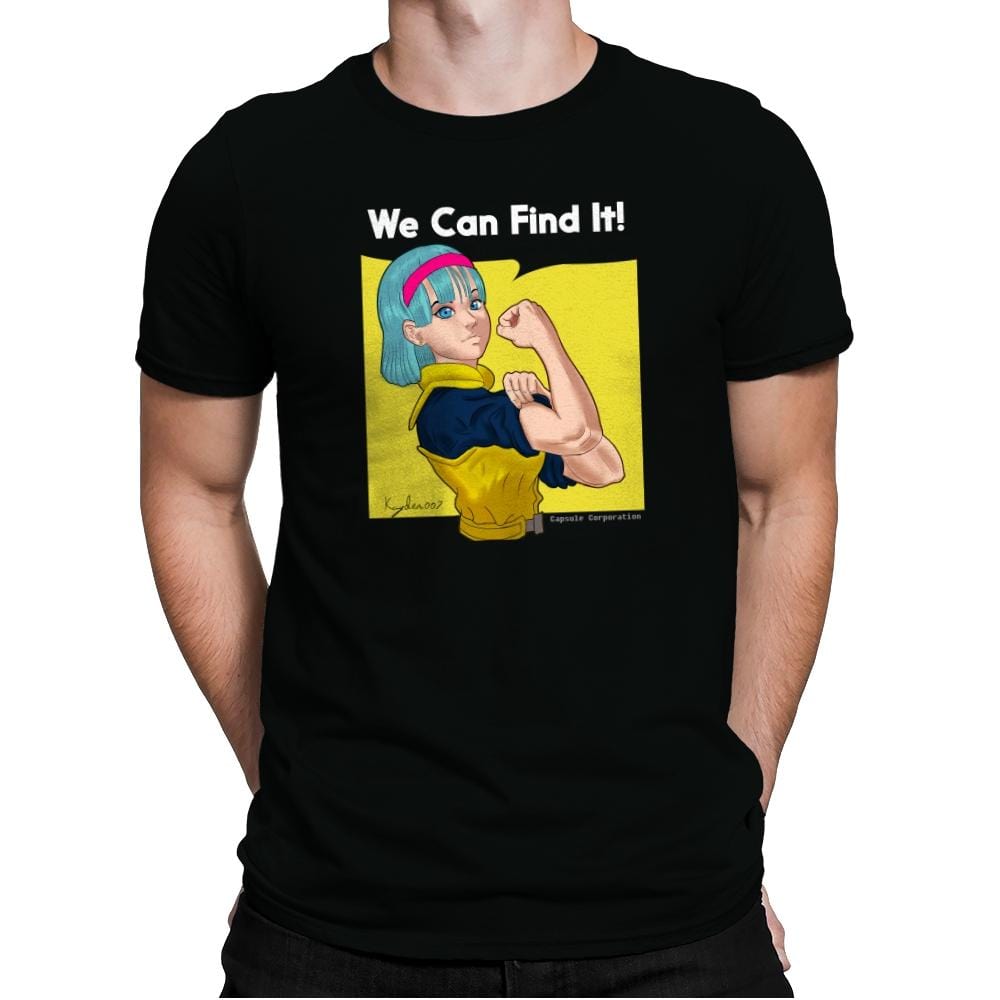 We Can Find It! - Kamehameha Tees - Mens Premium T-Shirts RIPT Apparel Small / Black