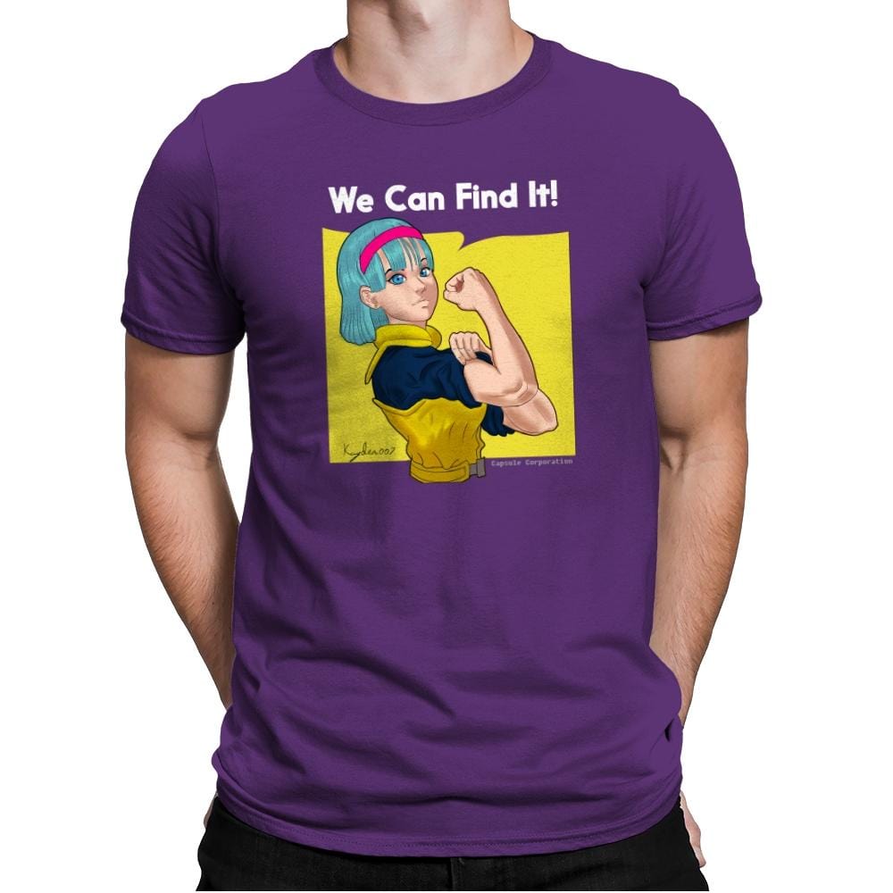 We Can Find It! - Kamehameha Tees - Mens Premium T-Shirts RIPT Apparel Small / Purple Rush