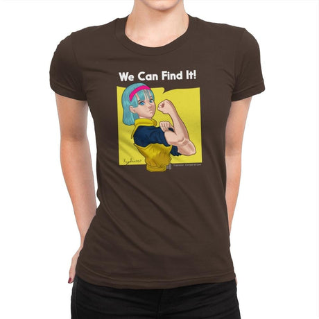 We Can Find It! - Kamehameha Tees - Womens Premium T-Shirts RIPT Apparel Small / Dark Chocolate