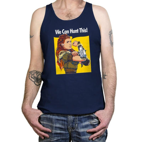 We Can Hunt This! - Tanktop Tanktop RIPT Apparel X-Small / Navy