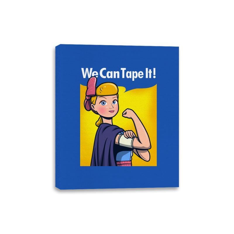 We can tape it! - Canvas Wraps Canvas Wraps RIPT Apparel 8x10 / Royal