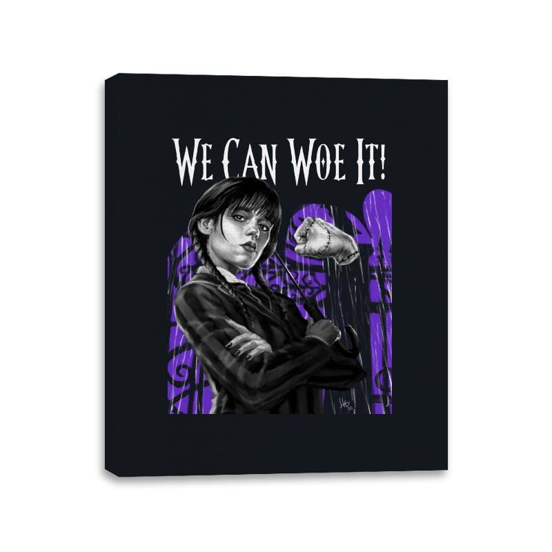 We Can Woe It - Canvas Wraps Canvas Wraps RIPT Apparel 11x14 / Black