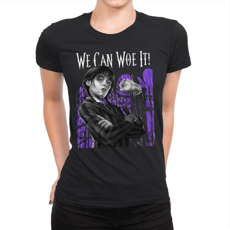 We Can Woe It - Womens Premium T-Shirts RIPT Apparel Small / Black