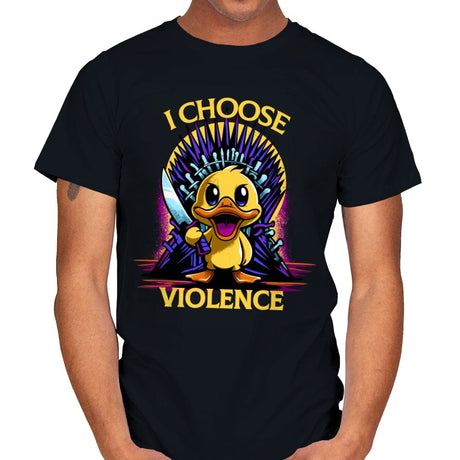 We Choose Violence - Mens T-Shirts RIPT Apparel Small / Black