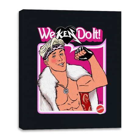 We Ken Do It! - Canvas Wraps Canvas Wraps RIPT Apparel 16x20 / Black