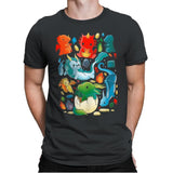 We Love Dragons - Mens Premium T-Shirts RIPT Apparel Small / Heavy Metal