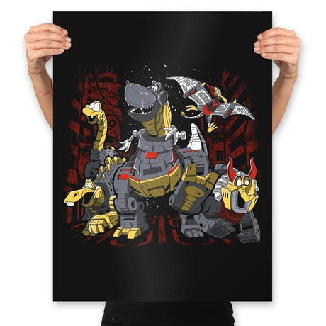 We're Bots - Prints Posters RIPT Apparel 18x24 / Black