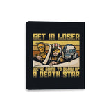 We're going to blow up a Death Star - Best Seller - Canvas Wraps Canvas Wraps RIPT Apparel 8x10 / Black