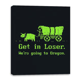 We're Going to Oregon - Canvas Wraps Canvas Wraps RIPT Apparel 16x20 / Black