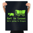 We're Going to Oregon - Prints Posters RIPT Apparel 18x24 / Black