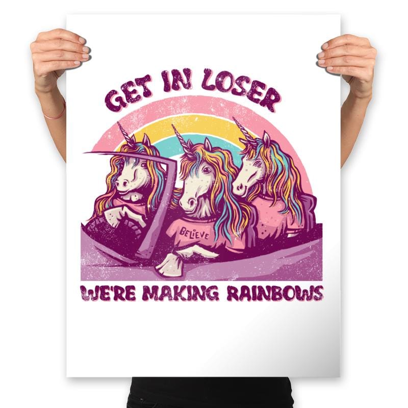 We're Making Rainbows - Prints Posters RIPT Apparel 18x24 / White