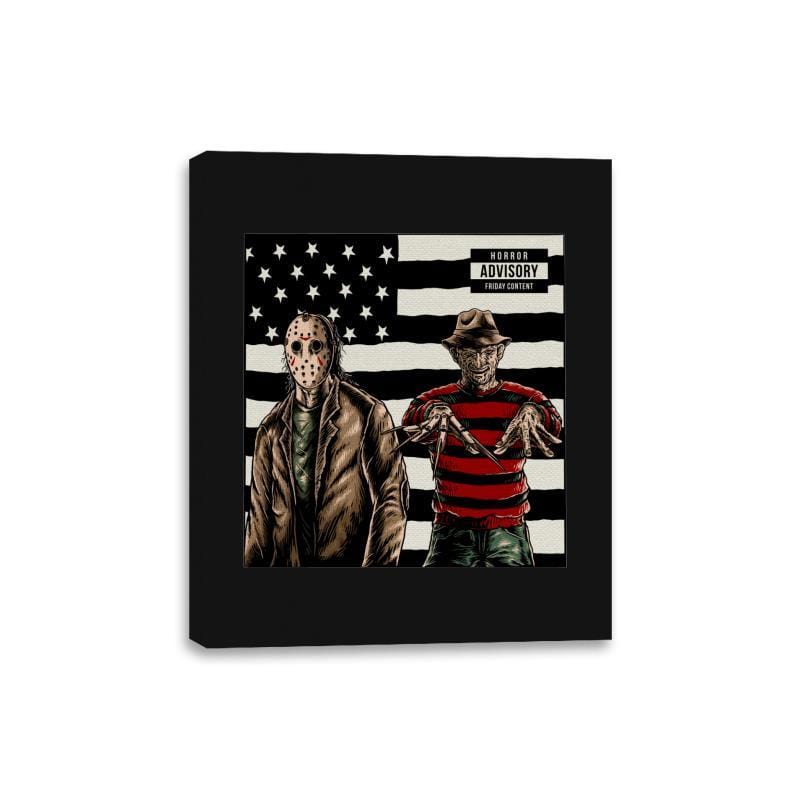 We're Nightmare - Canvas Wraps Canvas Wraps RIPT Apparel 8x10 / Black