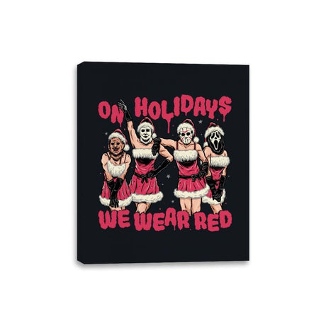 We Wear Red - Canvas Wraps Canvas Wraps RIPT Apparel 8x10 / Black