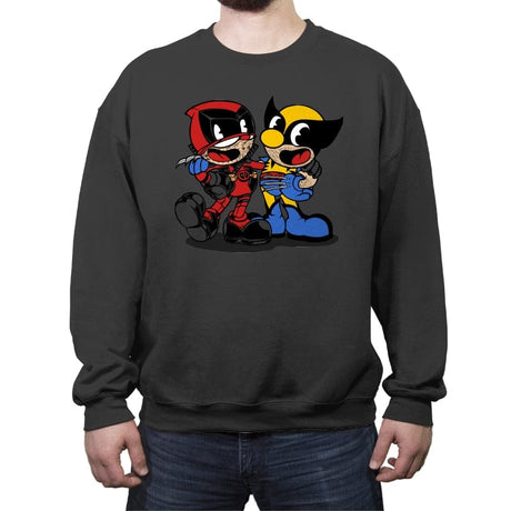 Weapon x Head - Crew Neck Sweatshirt Crew Neck Sweatshirt RIPT Apparel Small / Charcoal