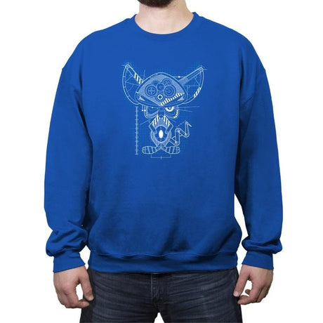 Weapons of Mouse Destruction - Crew Neck Sweatshirt Crew Neck Sweatshirt RIPT Apparel Small / Royal