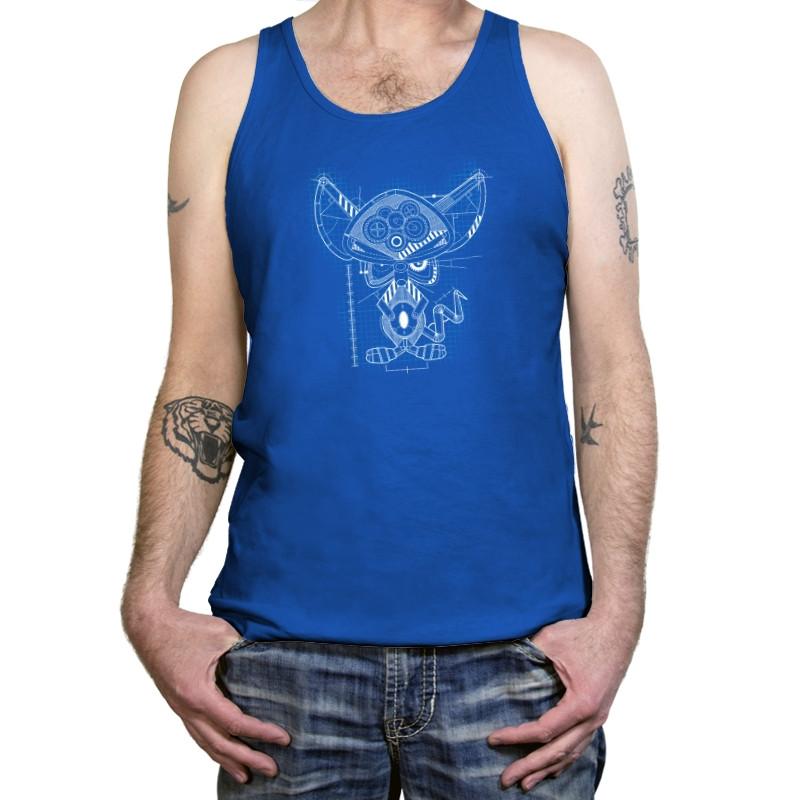 Weapons of Mouse Destruction - Tanktop Tanktop RIPT Apparel X-Small / True Royal