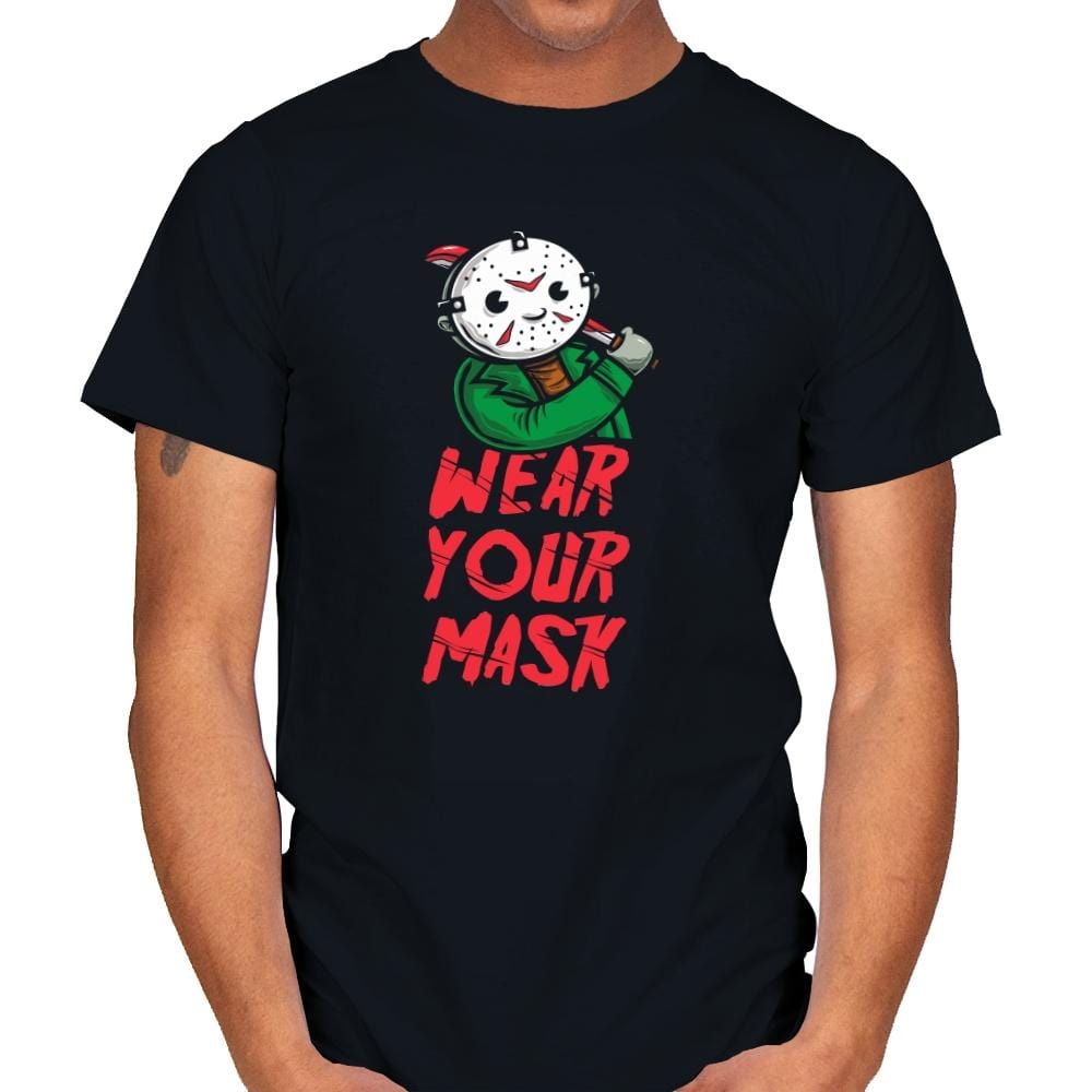 Wear Your Mask - Mens T-Shirts RIPT Apparel Small / Black