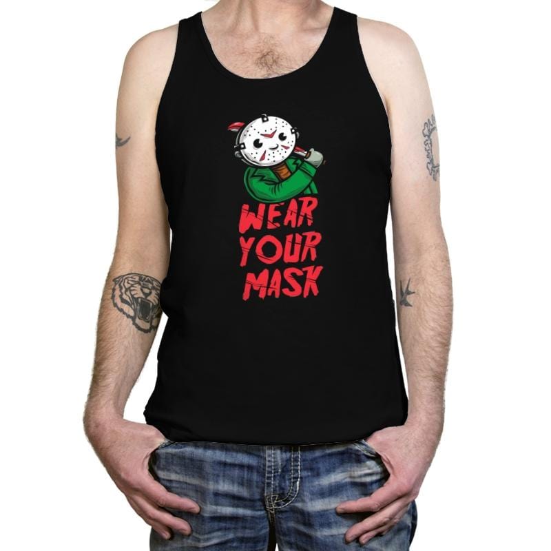 Wear Your Mask - Tanktop Tanktop RIPT Apparel X-Small / Black