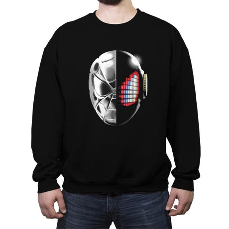 Web Punk - Crew Neck Sweatshirt Crew Neck Sweatshirt RIPT Apparel Small / Black