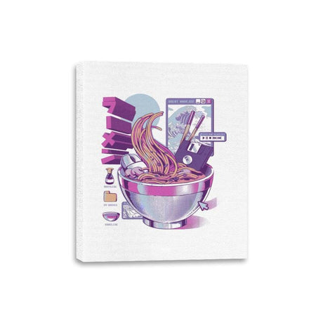 Web Ramen - Canvas Wraps Canvas Wraps RIPT Apparel 8x10 / White