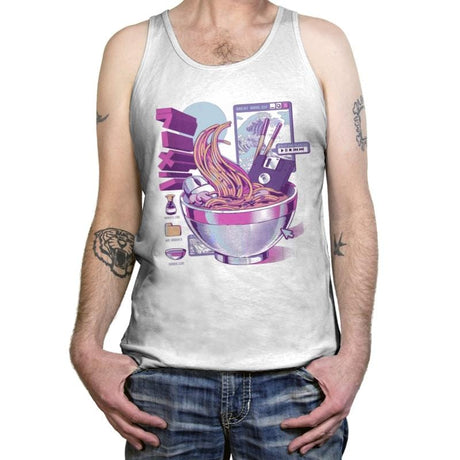 Web Ramen - Tanktop Tanktop RIPT Apparel X-Small / White