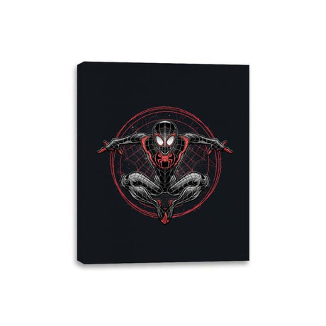 Web Slinging in the Multiverse - Canvas Wraps Canvas Wraps RIPT Apparel 8x10 / Black