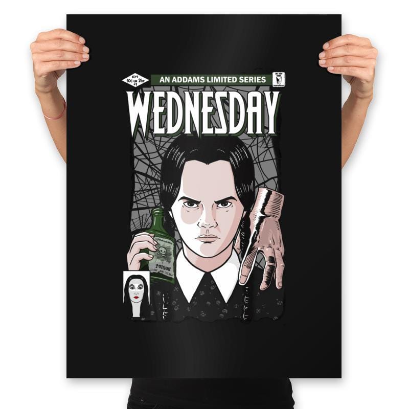 Wednesday Comics - Prints Posters RIPT Apparel 18x24 / Black