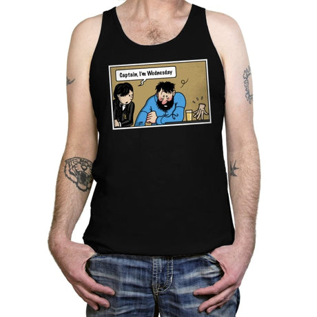 Wednesday Meme! - Tanktop Tanktop RIPT Apparel X-Small / Black