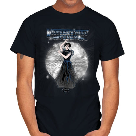 Wednesday Night Fever - Mens T-Shirts RIPT Apparel Small / Black