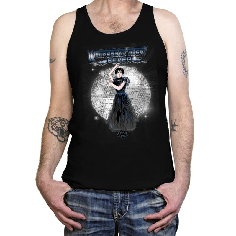 Wednesday Night Fever - Tanktop Tanktop RIPT Apparel X-Small / Black