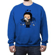 Wednesday's New Friend - Crew Neck Sweatshirt Crew Neck Sweatshirt RIPT Apparel Small / Royal