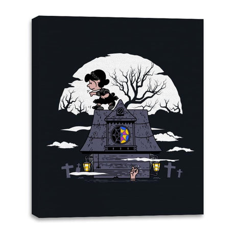 Wednutsday - Canvas Wraps Canvas Wraps RIPT Apparel 16x20 / Black